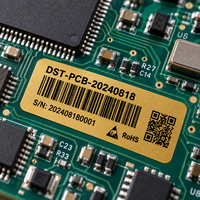 Étiquettes de circuits imprimés personnalisées résistantes aux hautes températures, autocollants en polyimide résistants à la chaleur pour cartes de circuits et électronique
