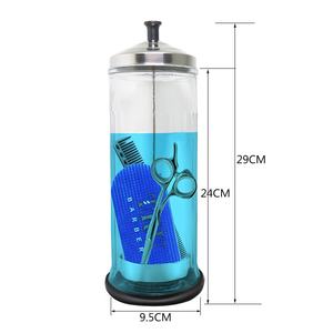 Jarra de Vidrio Sanitizante para Manicura Equipo de Barbería <span class=keywords><strong>Esterilizador</strong></span> Vaso de Desinfección para Herramientas de Peluquería para Salón de Belleza - Product Image 4