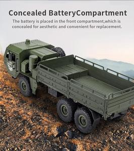 Auto RC HOSHI JJRC Q75 1:16 2.4Ghz, Veicolo <span class=keywords><strong>Militare</strong></span> Fuoristrada, Rock Crawler, Camion a Sei Ruote in Scala Ridotta, Regalo per Bambini - Product Image 5