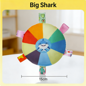 Dischi Volanti Interattivi a Forma di Cartone Animato, Giocattoli <span class=keywords><strong>da</strong></span> Masticare per Cani, Peluche con Motivo Girevole, Campanelli e Resistenza ai Morsi - Product Image 5