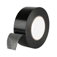 Adhésif de tissu réparation robuste multi-usages collage étanche ruban adhésif en tissu noir Flexible