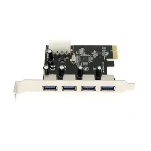 Máy Tính Pcie Để Usb3.0 Riser Card Pci Express Pcie 1X1 Đến 4 Usb 3.0 Multiplier Splitter Hub 1x Đến 16x Adapter