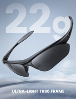 Lamicall BCPE06 Lunettes de cyclisme en TR90 à monture à mémoire de forme, légères, anti-buée pour la course à vélo