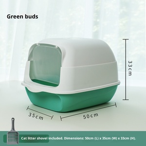 <span class=keywords><strong>Caja</strong></span> <span class=keywords><strong>de</strong></span> <span class=keywords><strong>arena</strong></span> para gatos <span class=keywords><strong>de</strong></span> plástico <span class=keywords><strong>de</strong></span> gran tamaño completamente cerrada, característica antisalpicaduras, desodorización <span class=keywords><strong>de</strong></span> inodoro para gatitos, <span class=keywords><strong>arena</strong></span> para bebés, gatos, perros - Product Image 3