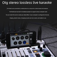 Carte son numérique professionnelle 8 canaux Behringer/Bulingda Flow8 pour sonorisation en direct et karaoké, mixeur numérique en plastique dédié