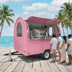Etodevice Food <b>Trailers</b> Food Trucks with Full Kitchen <b>Concession</b> <b>Trailer</b> for Sale in USA - Product Image 1