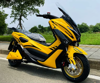 Sepeda Motor Listrik Bertenaga 12 Inci 3000W Moped Listrik Dewasa Kecepatan 105km/jam Jarak Tempuh 100km Sepeda Motor Listrik Dengan Jarak Tempuh Jauh