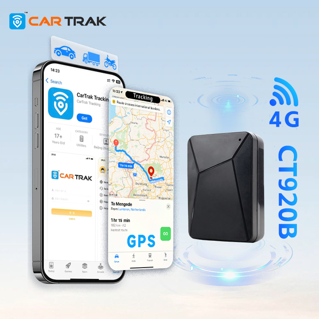 Waterproof Wireless WiFi GLONASS GSM LBS GPS Tracker 4G LTE Android App Cloud Storage Realtime Vehicle Management PC 1 Year