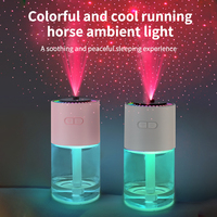 280ml chambre USB humidificateur de bureau Mini Portable silencieux brume fraîche ultrasons électrique veilleuse voiture flamme humidificateurs d'air