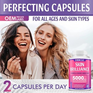 Productos de belleza para blanquear la piel de etiqueta privada 2000mcg cápsulas de L-glutatión para adultos pero no para mujeres embarazadas - Product Image 4