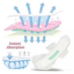 Fabricante OEM de almohadillas <span class=keywords><strong>sanitarias</strong></span> Almohadilla sanitaria <span class=keywords><strong>ultra</strong></span> suave respetuosa con el medio ambiente Almohadilla sanitaria transpirable 8 Almohadillas Anion Chip Super absorbente Servilleta sanitaria - Product Image 4