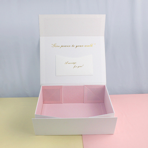 Luxury Custom Design Matte <b>Large</b> Rigid Paper Cardboard <b>Gift</b> Packaging Magnetic Folding <b>Box</b> for Wedding Dress - Product Image 4
