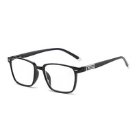 Lunettes de lecture anti-lumière bleue rectangulaires noires pas chères pour hommes, prêtes à être expédiées 2026