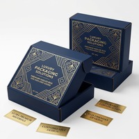 Boîtes d'expédition personnalisées en carton couleur avion pour colis postaux et emballages