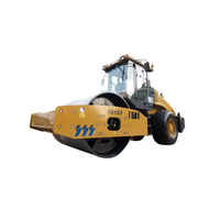Compacteur à tambour vibrant simple ORIEMAC XS163J officiel de 20 tonnes avec moteur et pompe, machine de compactage haute efficacité
