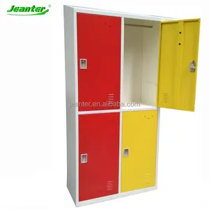 Quảng Châu hoàn toàn lắp ráp 2/3/4/6 cửa kim loại Locker tủ quần áo thép tủ quần áo Tủ thiết kế