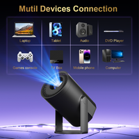 Mini projecteur personnalisable Junuo TURN1 LED WiFi6 4K Android14 200 ANSI Lumens, courte portée, format de poche, home cinéma