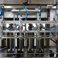Machine de remplissage automatique d'huile d'olive en bouteille de verre, machine de remplissage de bidon en plastique, de baril, de jerrycan, de bouteille d'huile