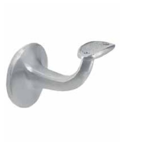 Corrimano Cromato Lucido con Ganci e Supporti a Base Concava - Product Image 1