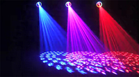 Lampu Sorot Bergerak Profesional Mini 380w 20R Sharpy Beam dengan Ring Stage Lighting untuk Pesta Disko Pernikahan Musik Ball Discon
