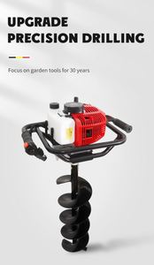 62cc Gasoline Ground <b>Drilling</b> Machine High Productivity Pit Digger Tree Planting Hole Digger 62cc Earth <b>Auger</b> for Garden Farm - Product Image 5