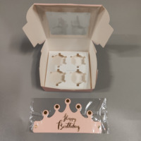Boîte à emporter en carton kraft ondulé résistant à la graisse, emballage alimentaire personnalisé pour la restauration, poulet frit, gâteau