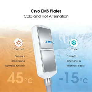 Macchina Professionale per <span class=keywords><strong>Crioterapia</strong></span> Dimagrante con 4 Pad di Raffreddamento e Terapia EMS Comfort per Tutto il Corpo - Product Image 3