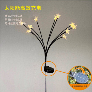 Lucioles solaires abeille abeille lumière feu de feu lampe Type Noël Jour jardin pelouse course lumière solaire lampe chaîne - Product Image 5
