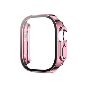 Funda Protectora Completa Antiarañazos de PC Rígido con Electrochapado para IWatch <span class=keywords><strong>40mm</strong></span>/44mm/41mm/45mm con Protector de Pantalla de Vidrio Templado - Product Image 6