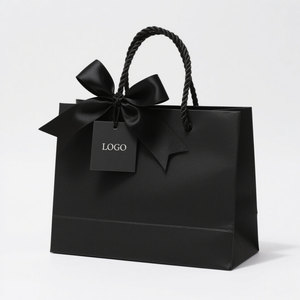 Tùy Chỉnh Sang Trọng Kraft Giấy Mua Sắm Túi Với Sang Trọng Xử Lý Mini Bao Bì In Logo Cho Quần Áo Thủ Công Mỹ Nghệ Nến Món Quà Cho - Product Image 2