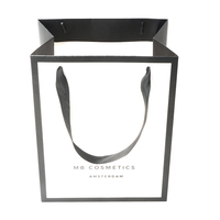 Sac en papier kraft brun de luxe pour le shopping et les cadeaux, sac de transport en papier avec poignée