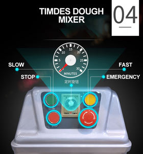 Nouveau mélangeur à spirale pour pâte à pizza et à pain, capacité 3 kg-100 kg, 750 W, 10 vitesses - Product Image 5
