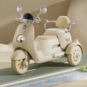 Electric Tricycle For Children Seated For Two Rechargeable Motorcycle 2-6 Years Old Kids Toy Car - Product Image 2