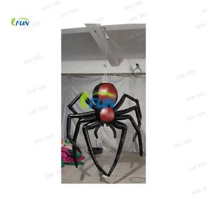 Gran oferta, araña viuda negra inflable colgante de 7 pies, Araña de techo gigante de Halloween para decoración de festivales - Product Image 2