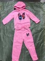 Setelan Training Anak Polos, Setelan Sweatshirt Anak Oversize 420g, Hoodie Fleece Tebal, Setelan Jogger