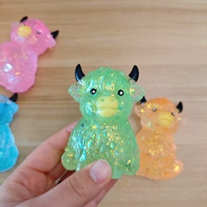 GL Maltose Squishy <b>Cow</b> Highland Squishy <b>Cow</b> <b>Toys</b> Sugar Squishy <b>Toy</b> for Children Nice Cube Jellyfish Popsicle Squishy - Product Image 5