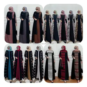 Support Flexible Customization Of Islamic Dubai Abaya Muslim Women's Two-piece Dress National Clothing Factory