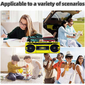 Radio AM FM con Reproductor de Casetes, Grabador de Audio Portátil Retro con Doble Grabación, Precio de Fábrica - Product Image 6