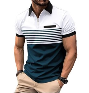 Camisa de Hombre, Corte Slim Fit, Tela Elástica, Ajustada, Casual, Transpirable, Manga Corta, Logotipo Frontal, Cierre de 3 Botones - Product Image 2