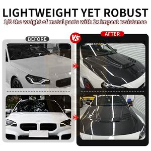 Couvercle de capot moteur en fibre de carbone sèche de qualité supérieure, style Vors, pour BMW M2 G87 - Product Image 4