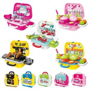 Children's Mobile Cooking <b>Kitchen</b> Set with Steam Educational Features ABS <b>Plastic</b> Social Skills Development Toy for Kids - Product Image 6