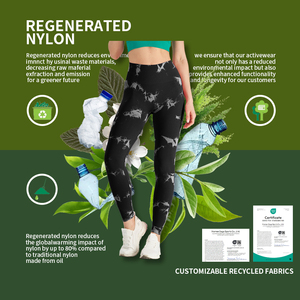 Leggings da donna con Lifting Spandex Tie Dye Vintage anti-umidità - Product Image 6