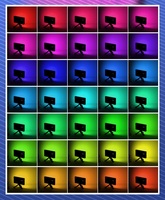 Lumière vidéo pour appareil photo RGB en aluminium pour kit d'éclairage photo, équipement audio de studio, flash vidéo pour appareil photo LED