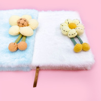 Carnet en peluche chinois NTB073, petit carnet de notes en forme de marguerite, simple et mignon, de grande valeur, prix pour étudiants