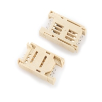 MUP Push Push Type Micro Sim Sd Card Holder Socket Pin untuk Smartphone, Perangkat yang Dapat Dipakai, Perangkat IoT, Pelacak
