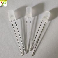 3mm 5mm rond petite ampoule led diode pour bougies flamme clignotante jaune rouge vert bleu orange blanc diodes électroluminescentes