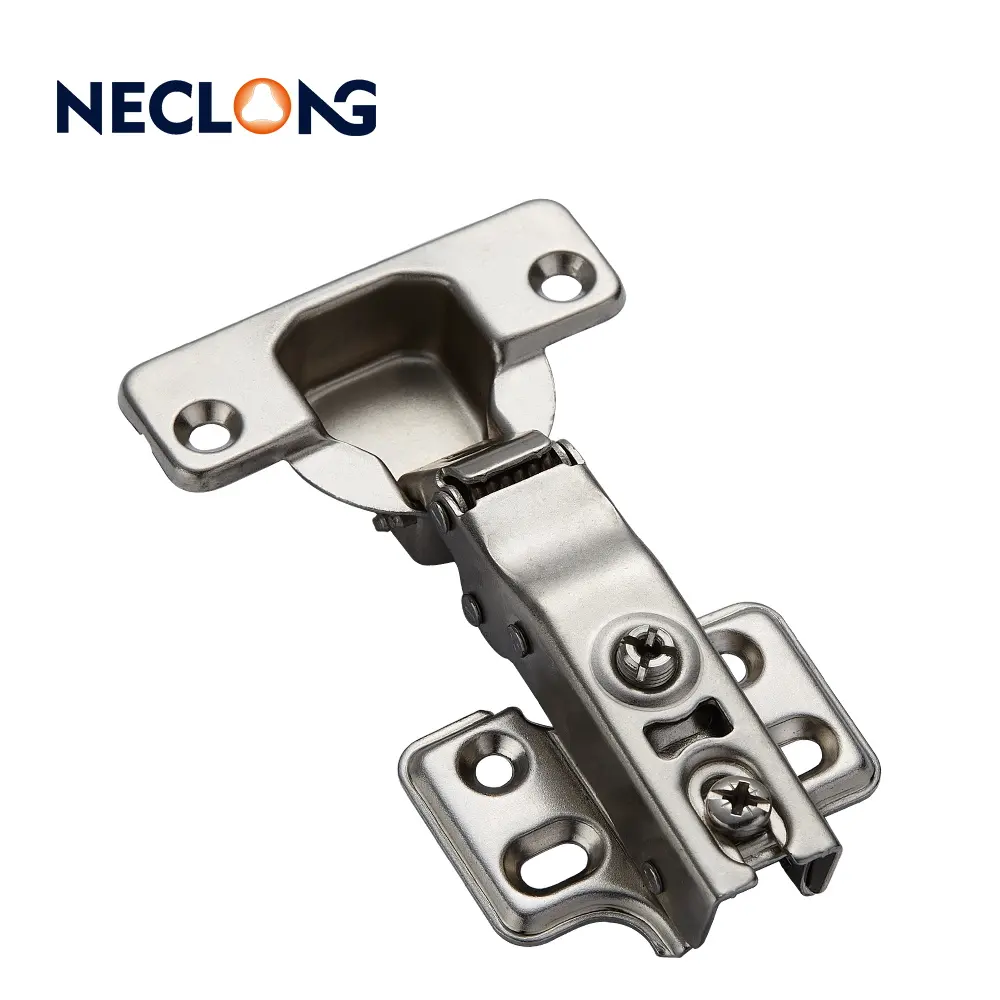 Furniture Hardware Hydraulic Cabinet Door Hinge Fix Base Soft Closing Hinge Open Arm