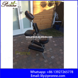 Equipo de belleza de acupuntura de aluminio negro, silla de masaje de tatuaje portátil, barato, en venta - Product Image 6