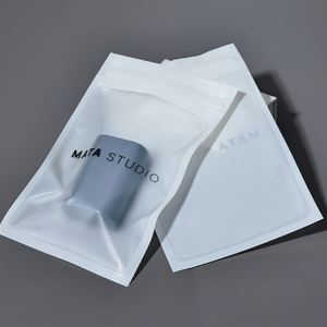 Bolsa con Cierre Hermético Transparente de Grado Alimenticio, Reutilizable, Doypack de Plástico Mate, Bolsa con Base Plana para Almacenamiento de Alimentos - Product Image 3