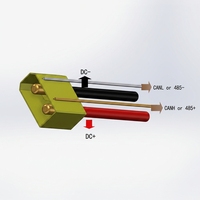 Sambungan Robot Cerdas Motor Servo Mini Bionik Harmonic Reducer Aktuator Sambungan Robot Bldc